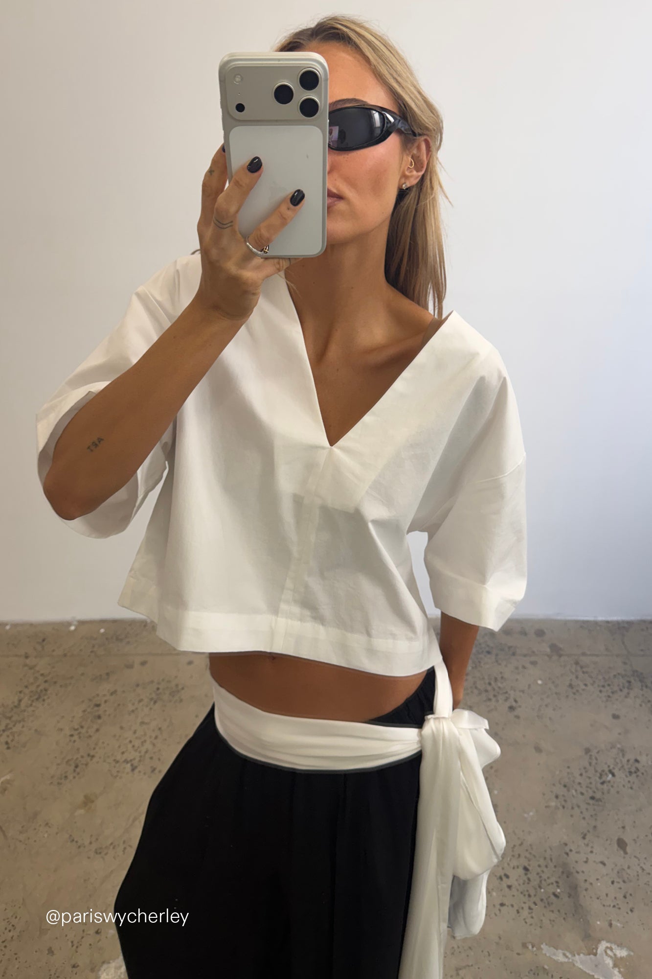 ORLENA WHITE COTTON TOP