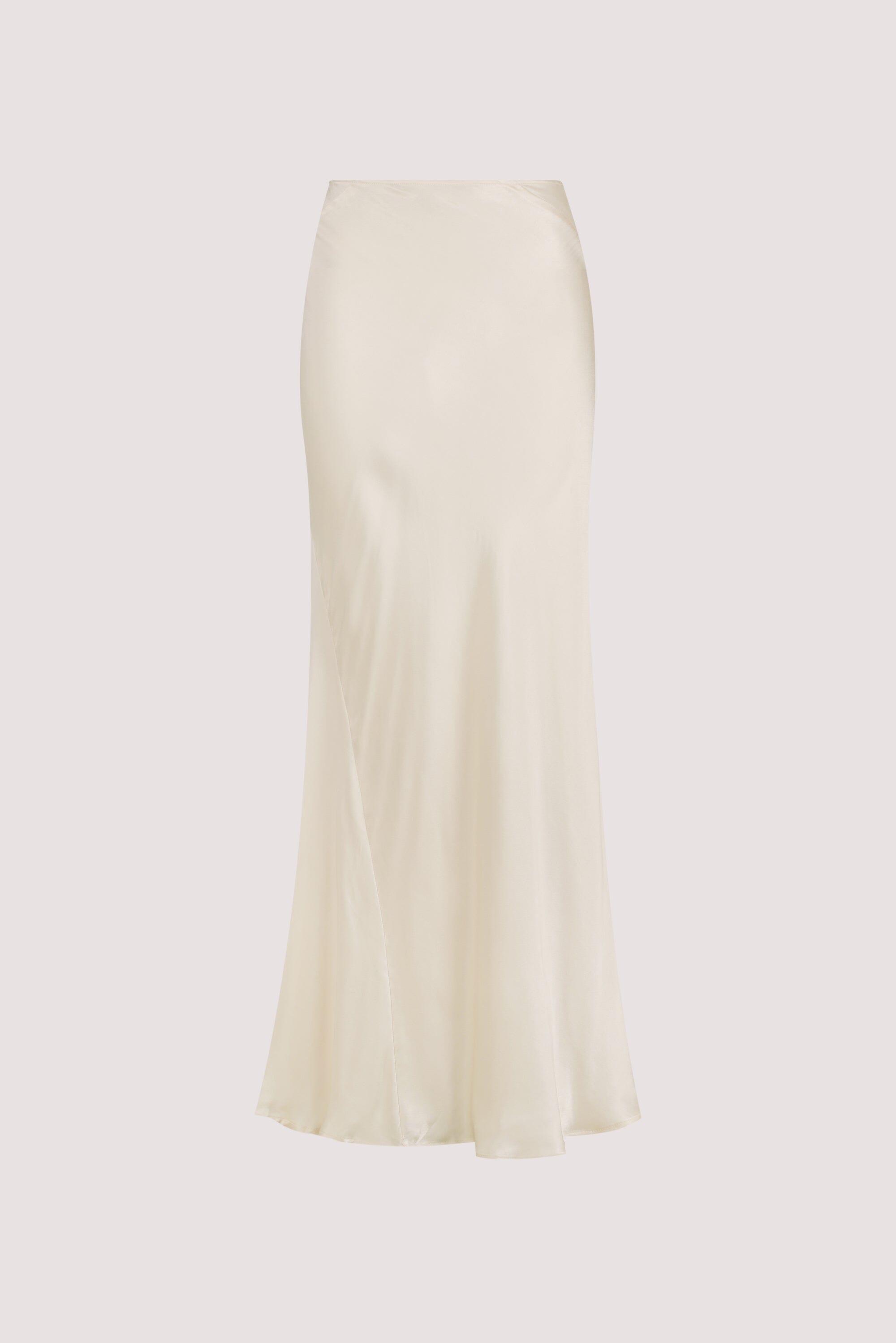CHARLI CREAM SATIN MAXI SKIRT Clothing DISSH Boutiques 