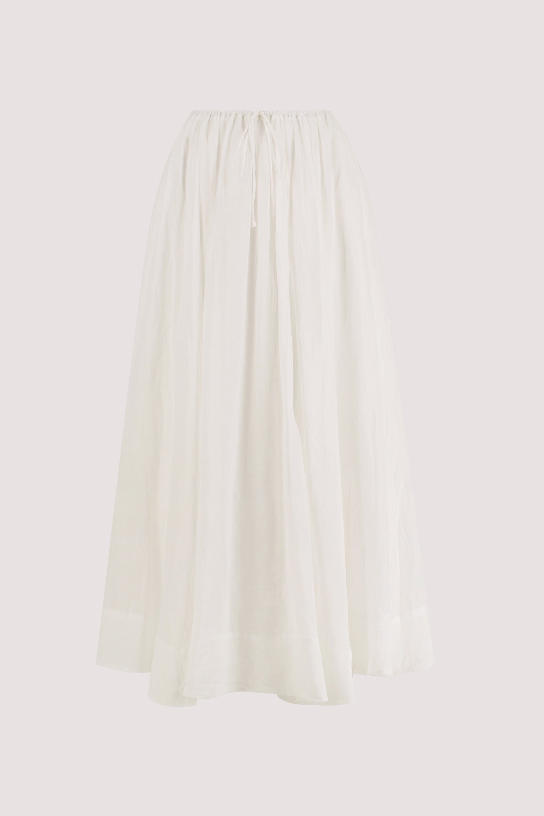 LAYNE WHITE RAMIE MAXI SKIRT Clothing DISSH Boutiques 