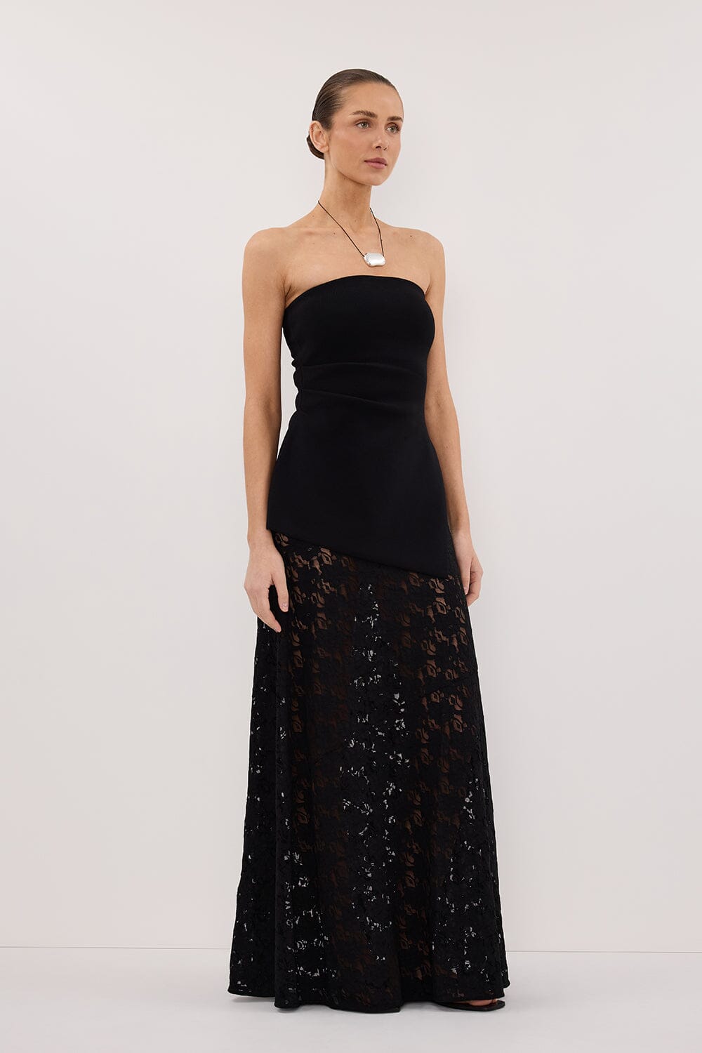 LOULA BLACK LACE SKIRT Clothing DISSH Boutiques 