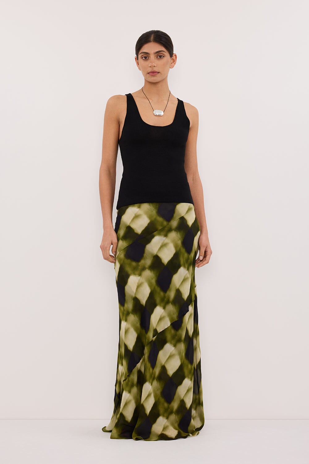 BRONX MOSS MIDI SKIRT Clothing DISSH Boutiques 