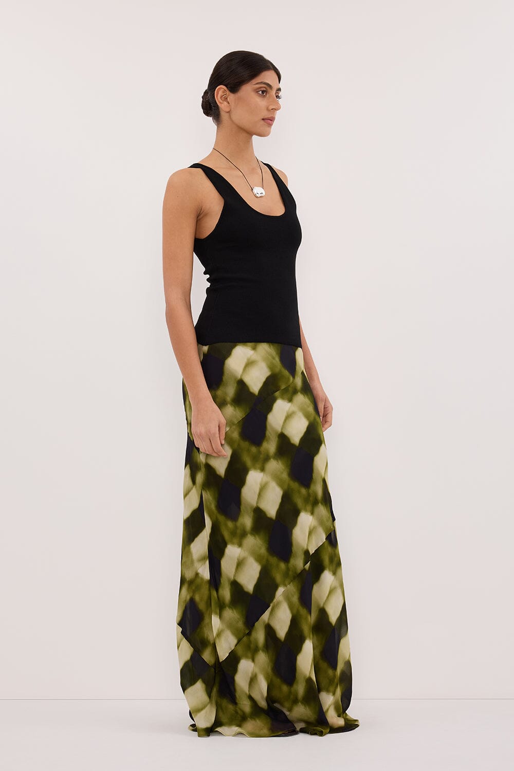 BRONX MOSS MIDI SKIRT Clothing DISSH Boutiques 