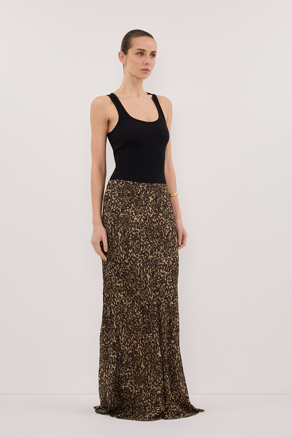 MARVILLA CHOC MIDI SKIRT - PRE ORDER Clothing DISSH Boutiques 