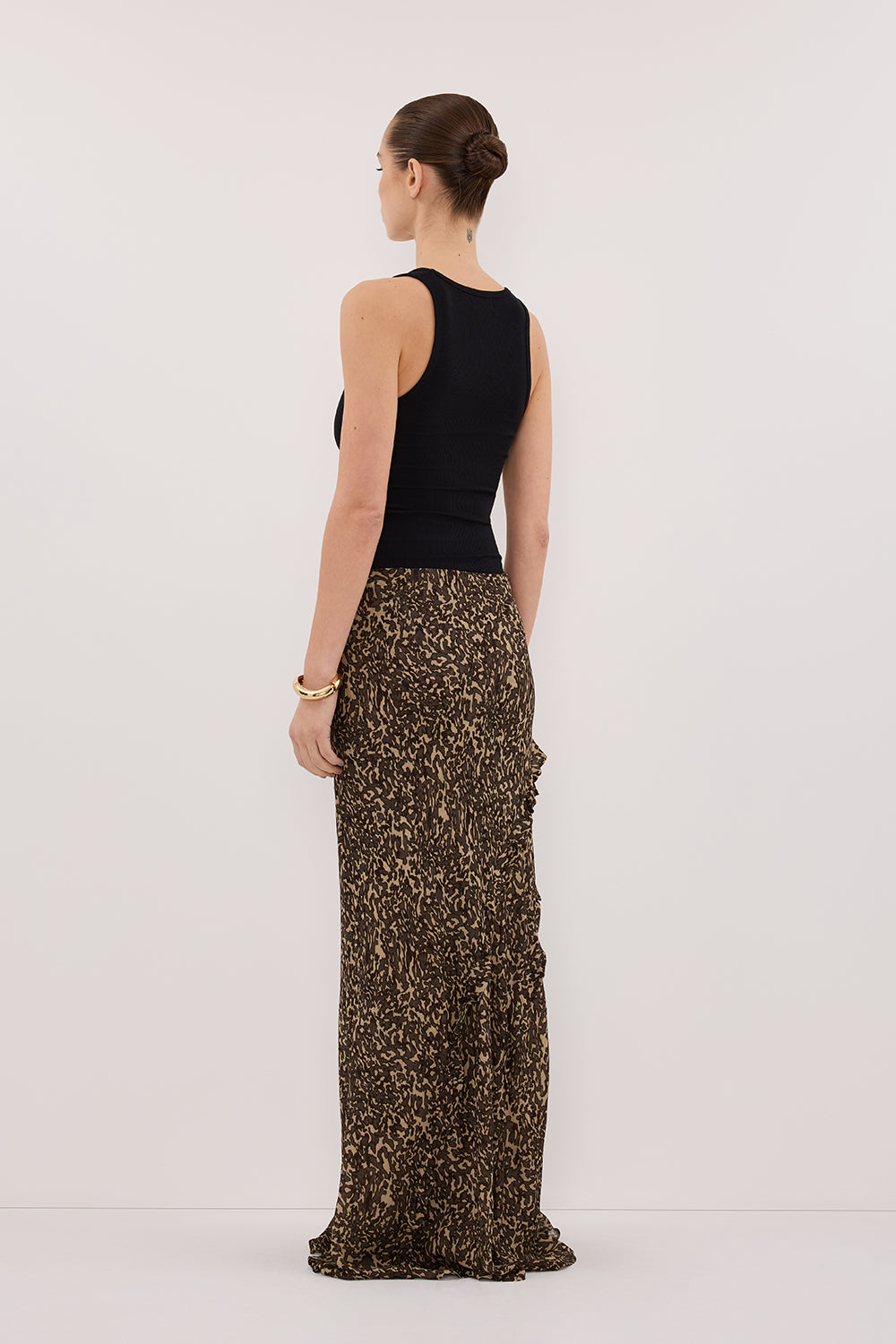 MARVILLA CHOC MIDI SKIRT - PRE ORDER Clothing DISSH Boutiques 