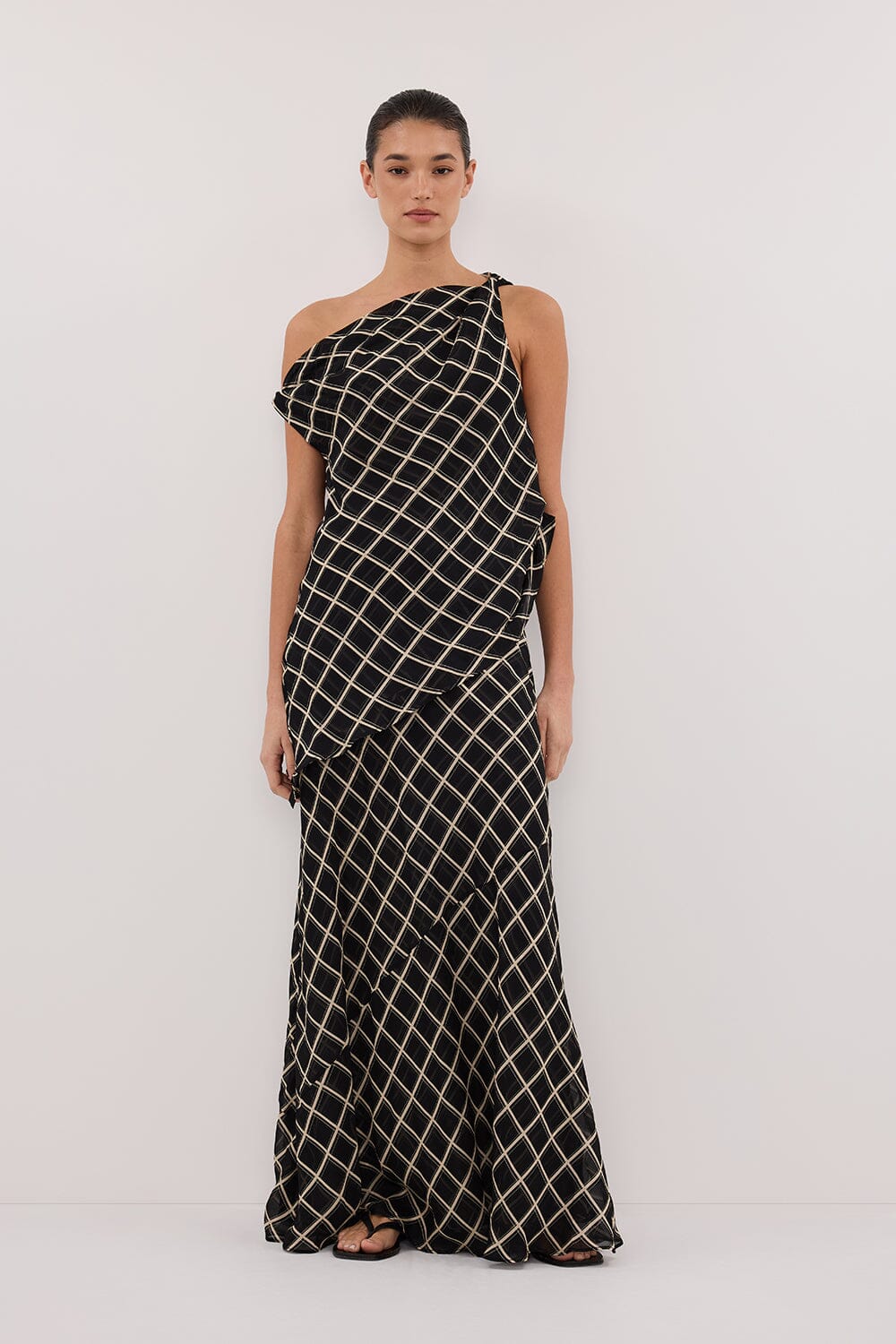 ARLINGTON BLACK MIDI SKIRT Clothing DISSH Boutiques 12 BLACK 