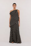ARLINGTON BLACK MIDI SKIRT