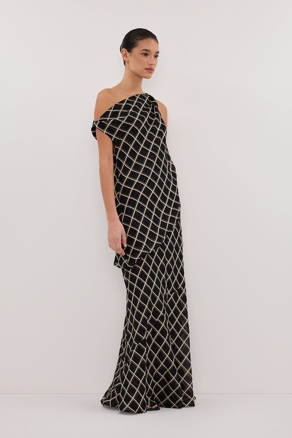 ARLINGTON BLACK MIDI SKIRT Clothing DISSH Boutiques 