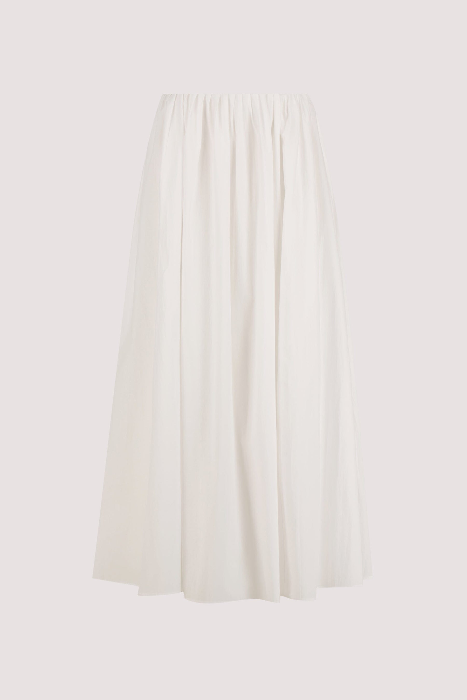 MARINA OFF WHITE MIDI SKIRT Clothing DISSH Boutiques 