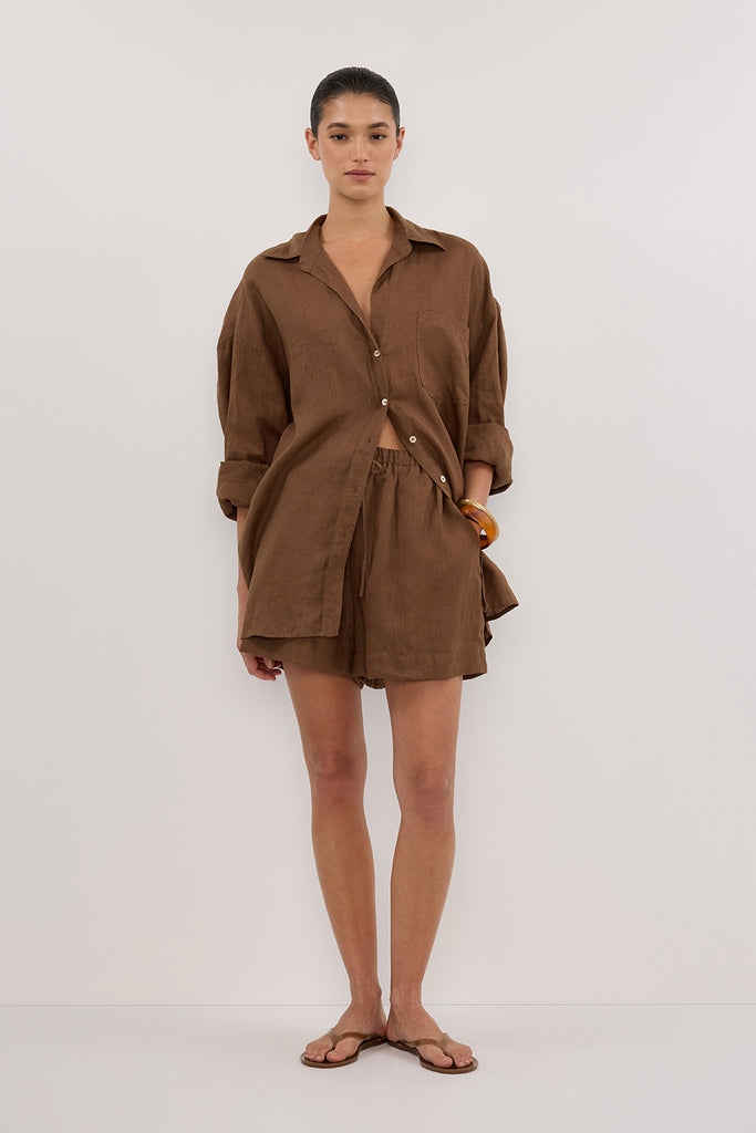 Dana Linen-Blend Short main image 0
