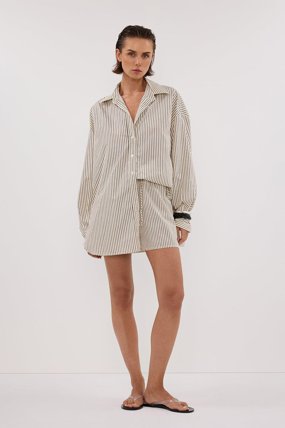 PALMA CREAM SILK BLEND SHORT Clothing DISSH Boutiques 
