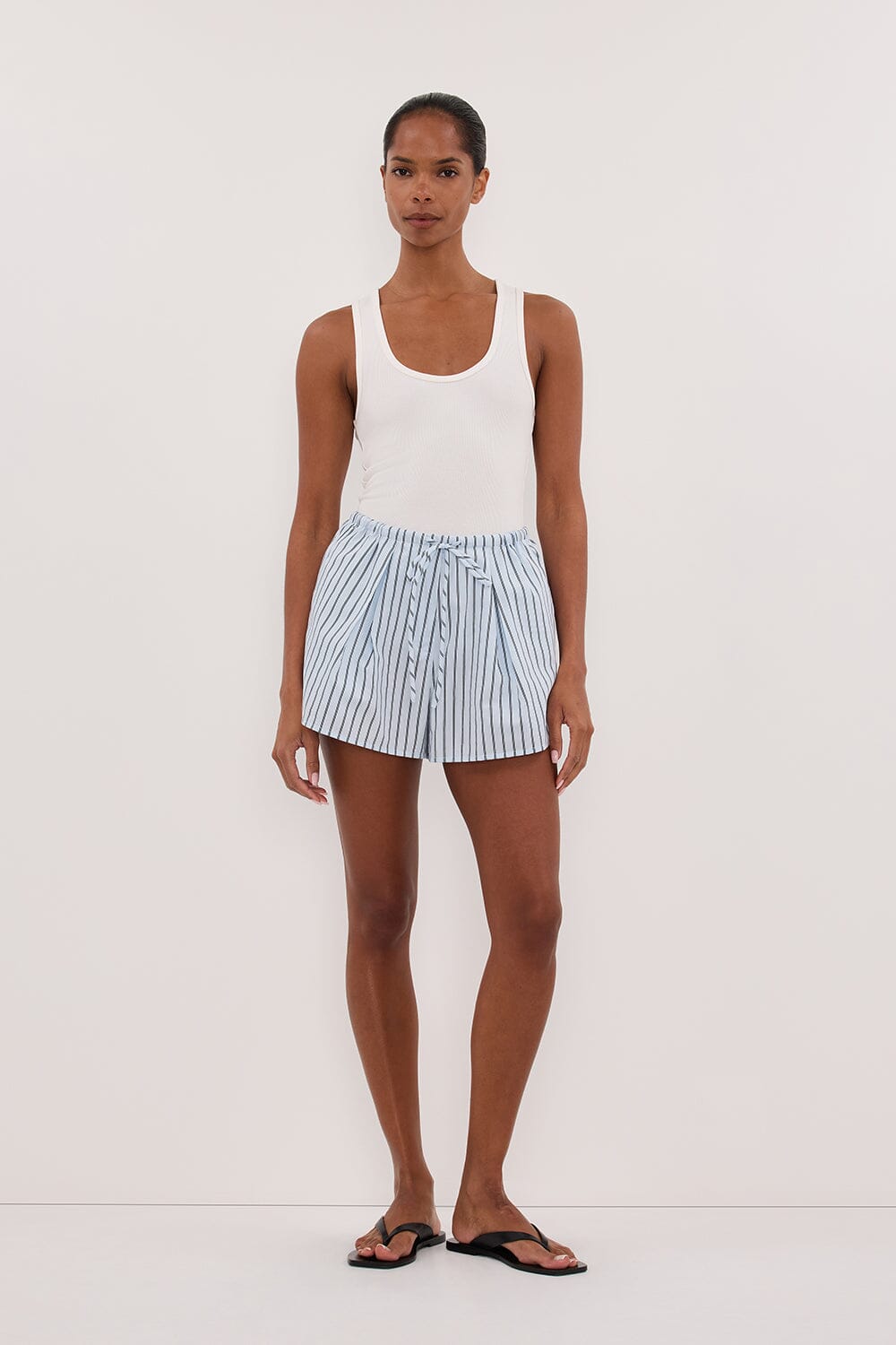 SABLE ICE BLUE SILK BLEND SHORT