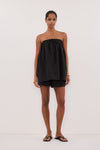 SOMMER BLACK POPLIN SHORT