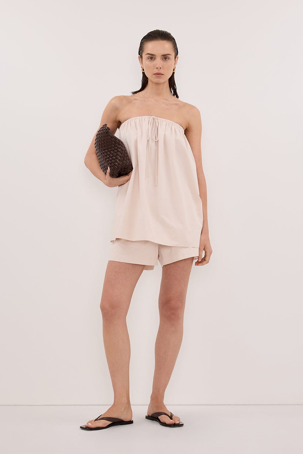 SOMMER POWDER POPLIN SHORT