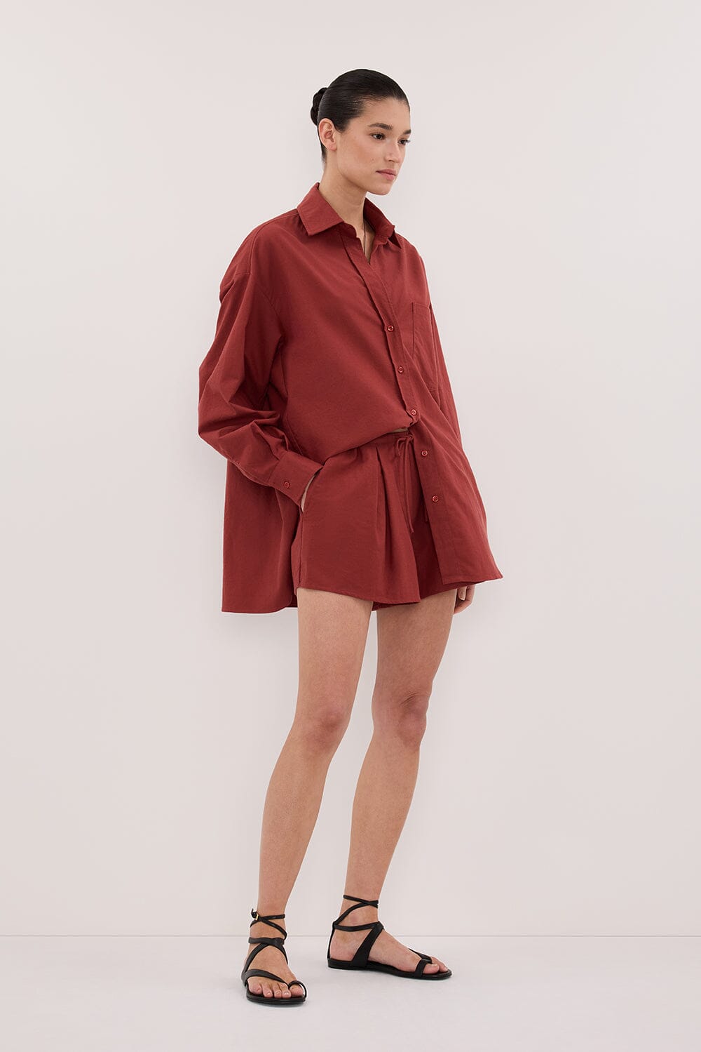 RHEA SAHARA COTTON DRAWSTRING SHORT Clothing DISSH Boutiques 