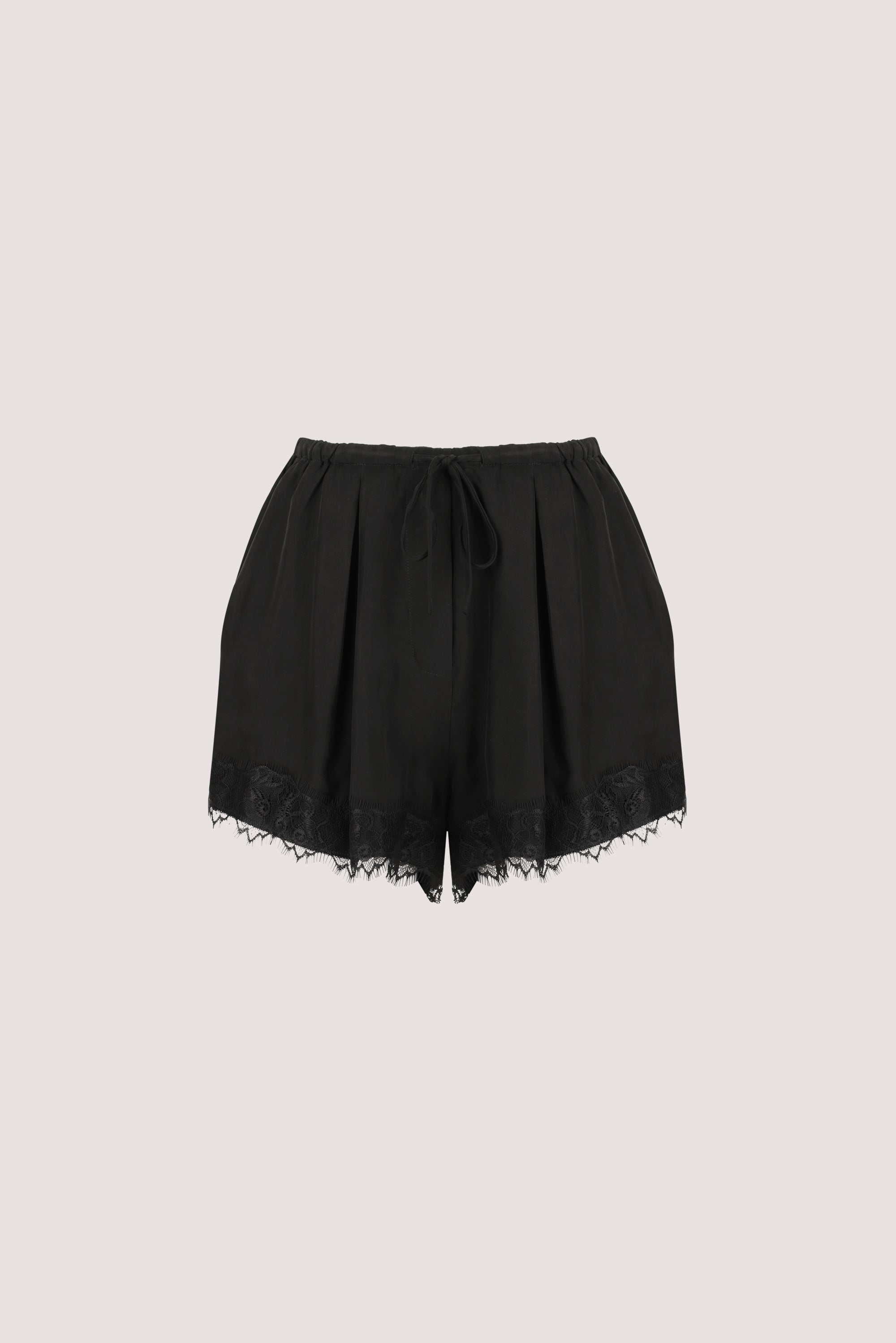 THEREDTHREAD ジャージー shorts lace パンツ The red Thread S lace