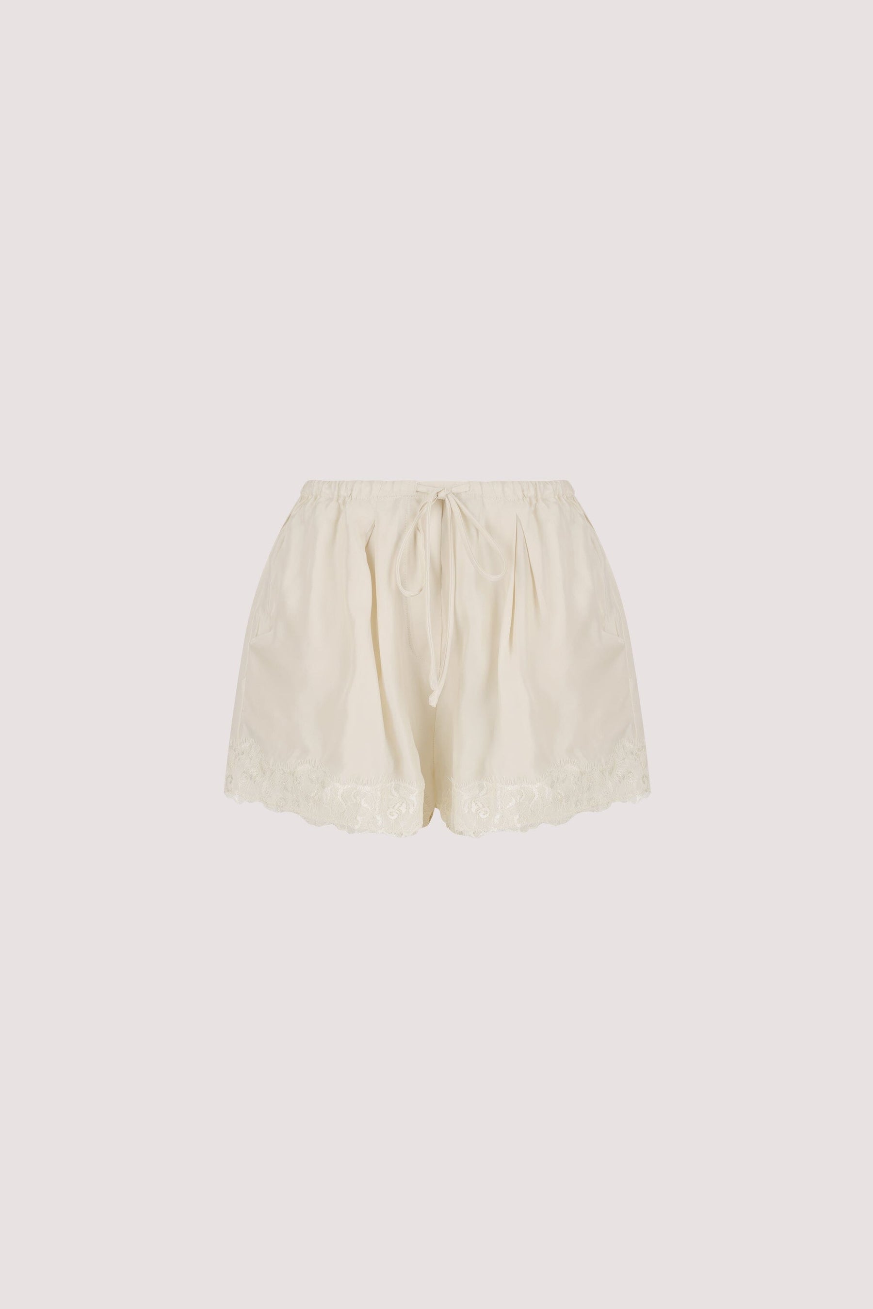 ANDREA SANDSTONE CUPRO LACE SHORT Clothing DISSH Boutiques 