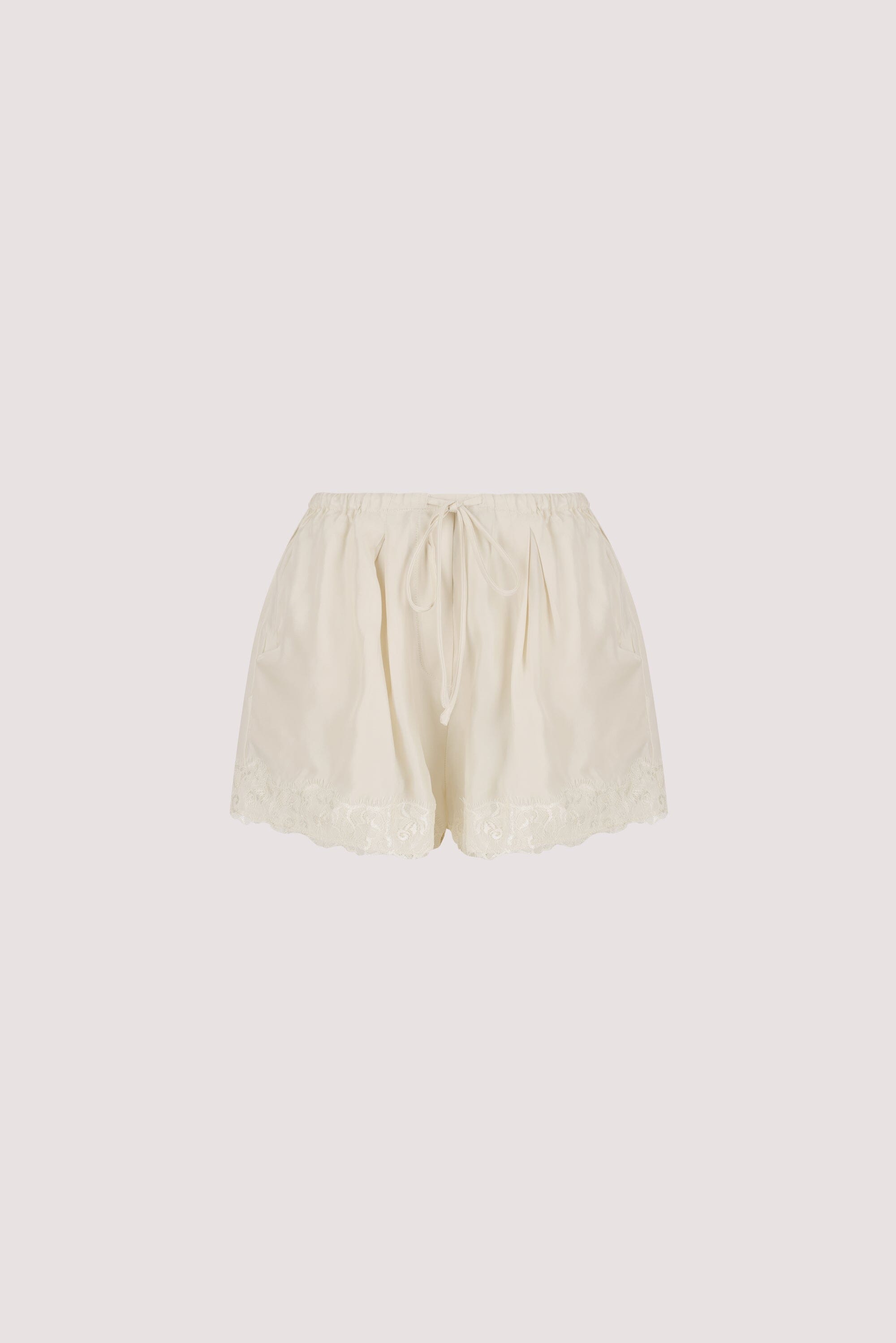 ANDREA SANDSTONE CUPRO LACE SHORT Clothing DISSH Boutiques 