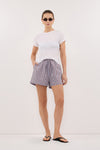 HARRI STRIPE COTTON BLEND SHORTS