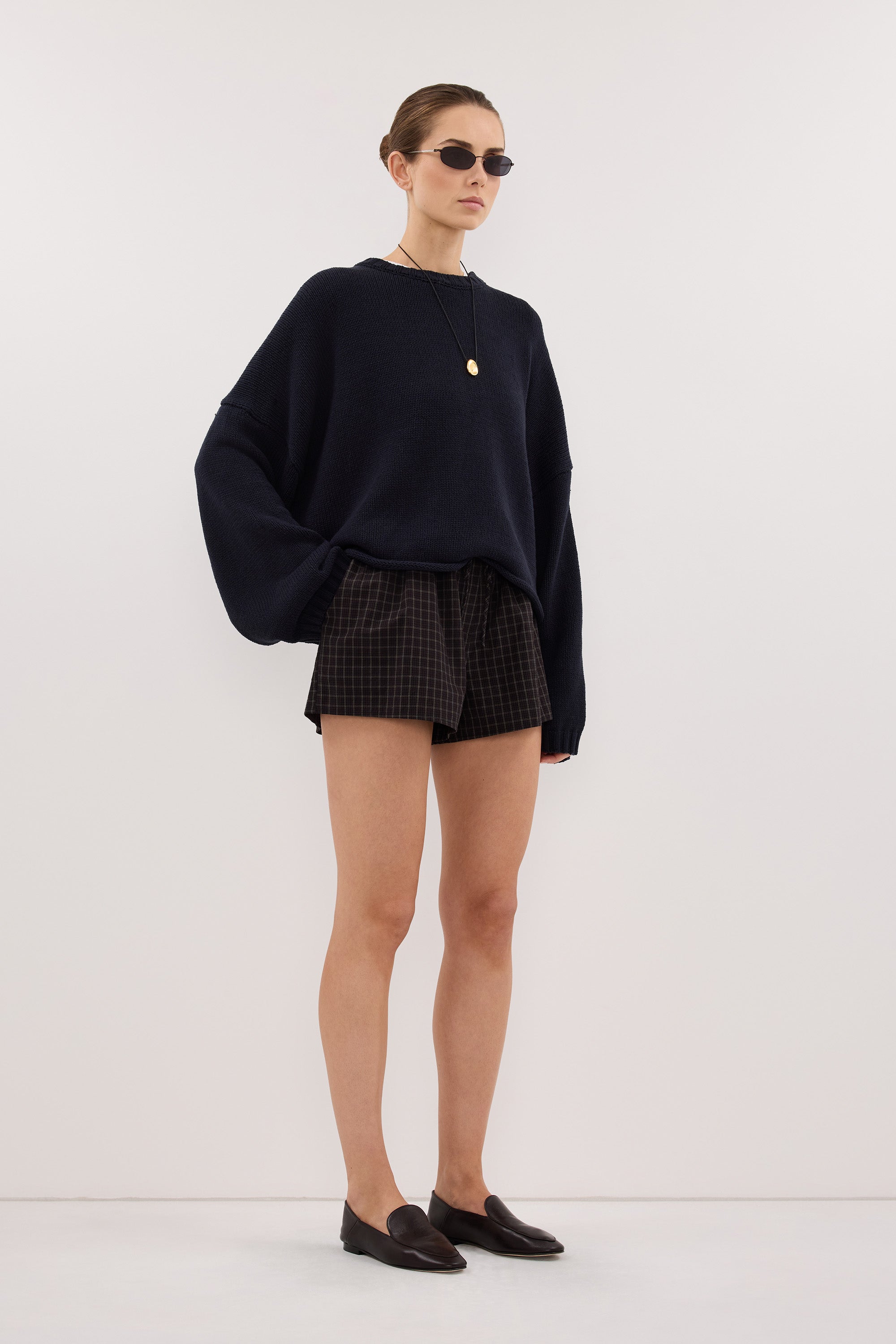 TOVA INK CHECK SHORT