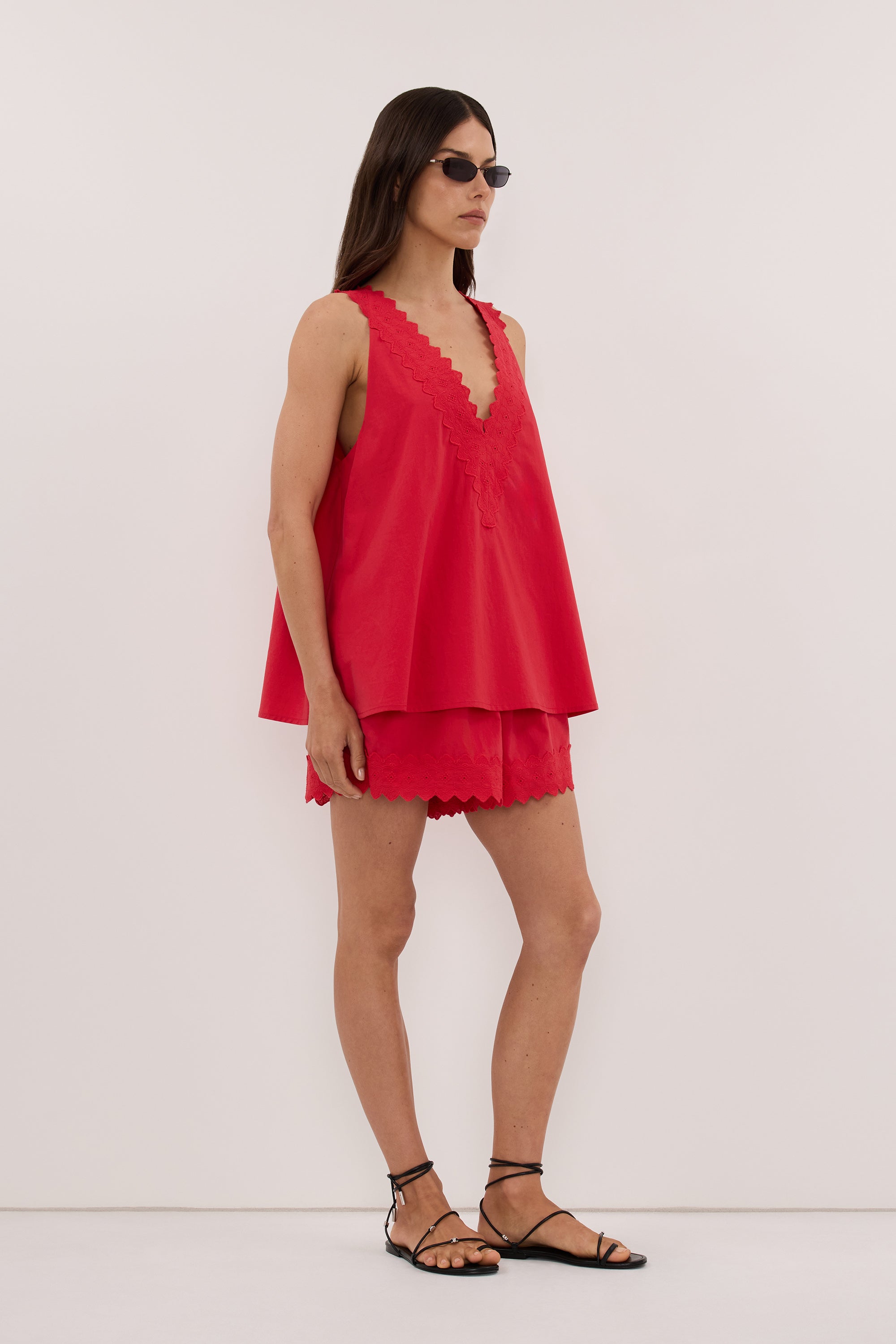 ANNABEL RED SHORTS