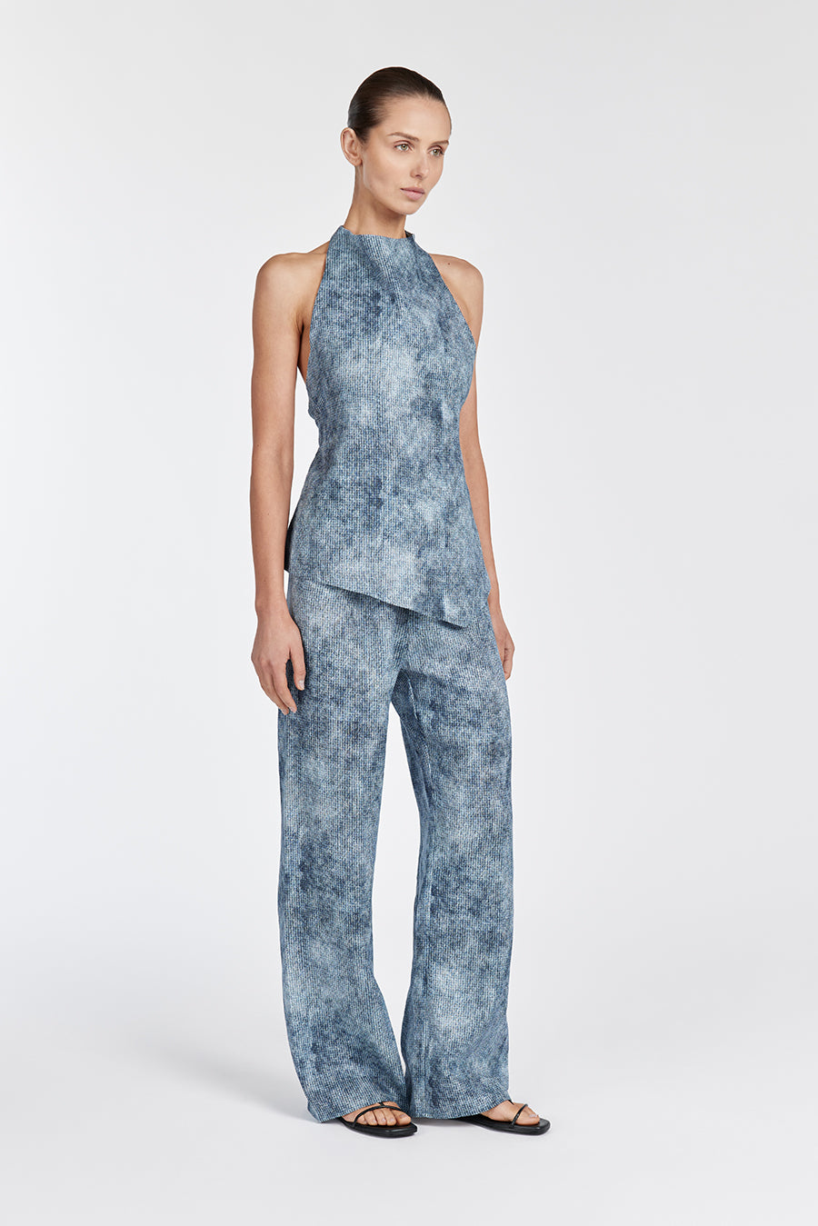 LEON LINEN DRAWSTRING PANT Clothing DISSH Boutiques 