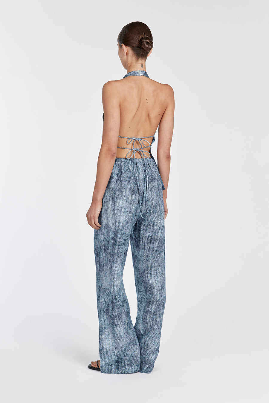 LEON LINEN DRAWSTRING PANT Clothing DISSH Boutiques 