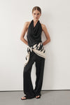 PERCY BLACK SILK PANT