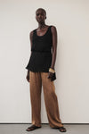 PERCY CHESTNUT SILK PANT