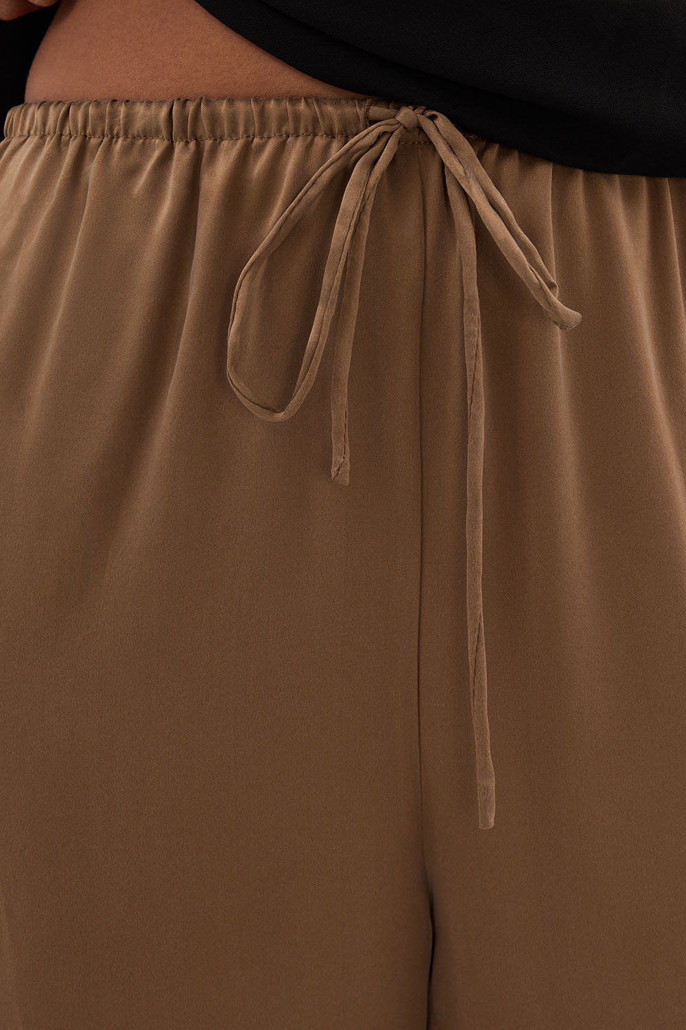 PERCY CHESTNUT SILK PANT