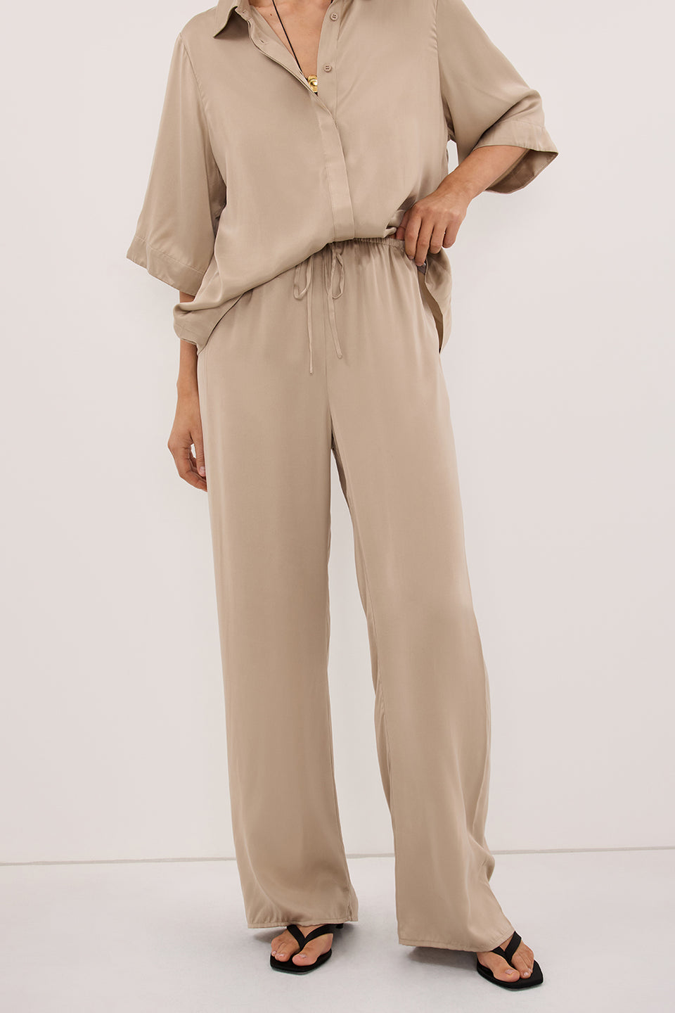 PERCY GOLD SILK PANT