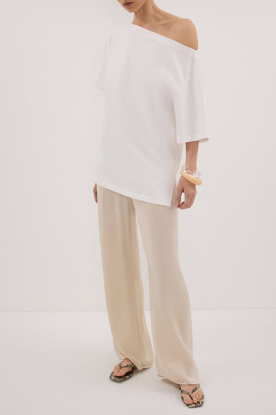 PERCY SANDSTONE SILK PANT - PRE ORDER Clothing DISSH Boutiques 