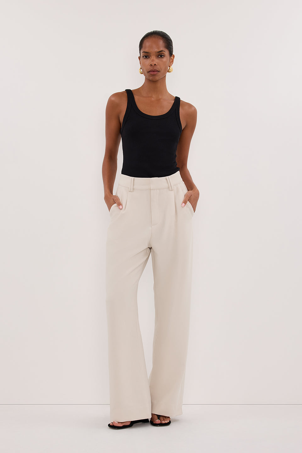 ELLE BONE PANT Clothing DISSH Boutiques 6 BONE 