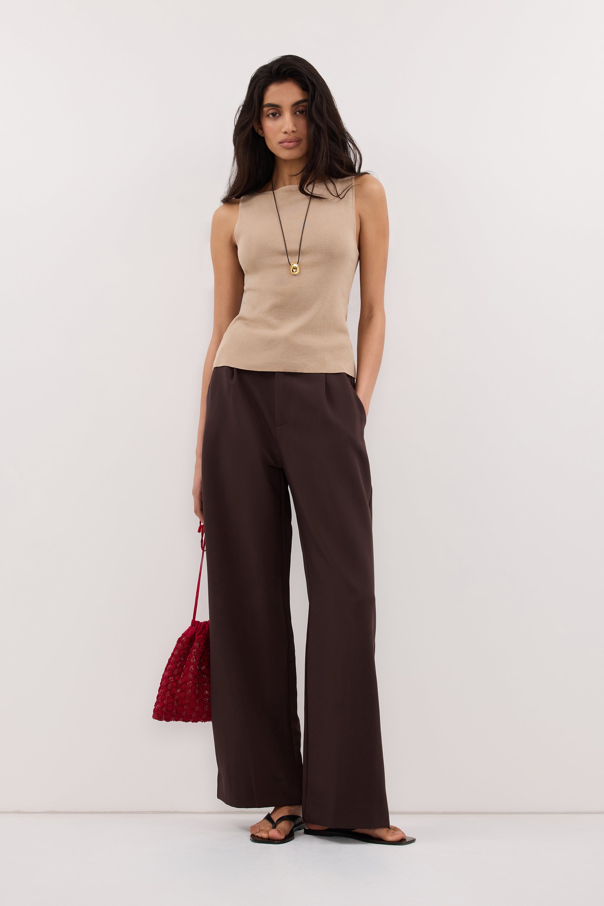 ELLE DARK CHOCOLATE PANT