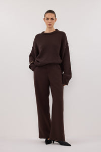 ELLE DARK CHOCOLATE PANT