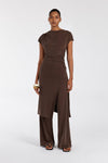 RIO BITTER CHOC WIDE LEG MODAL PANT