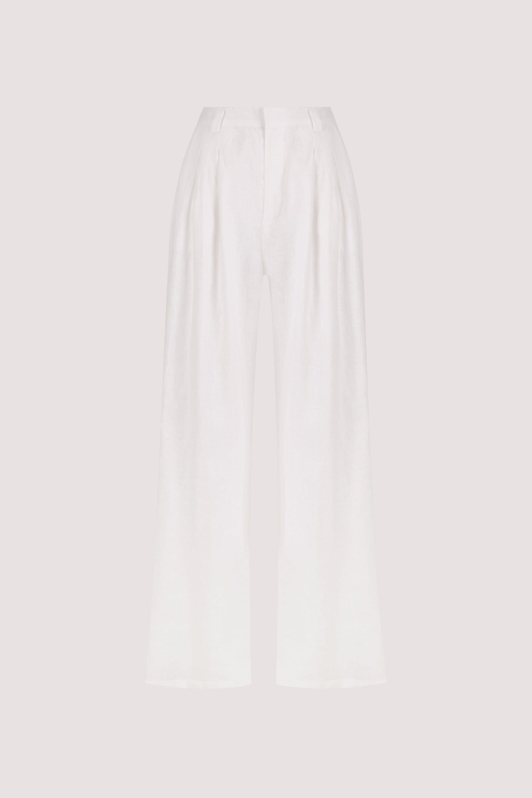 HOLDEN WHITE LINEN PANT Clothing DISSH Boutiques 
