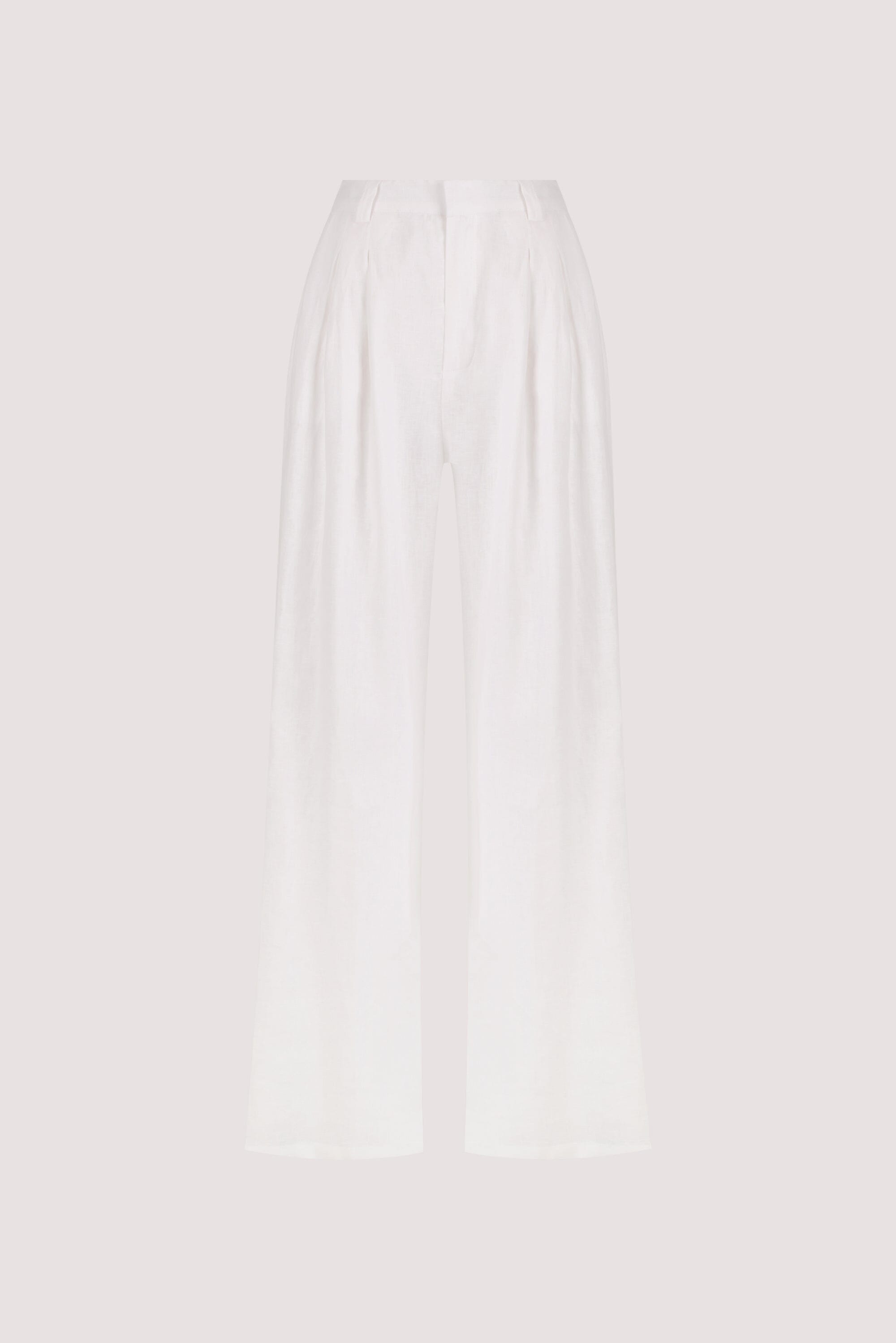 HOLDEN WHITE LINEN PANT Clothing DISSH Boutiques 