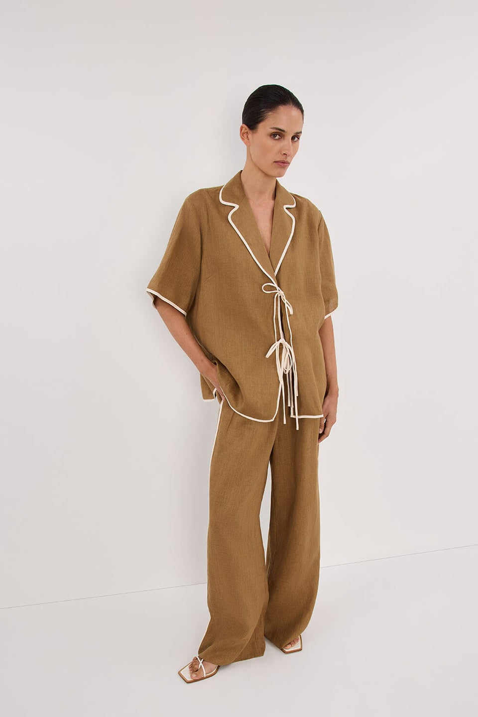 VON FERN LINEN PANT Clothing DISSH Boutiques 6 FERN 