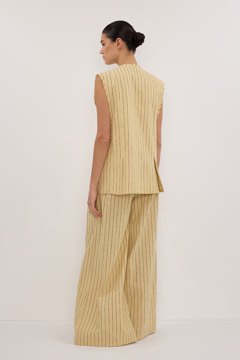 OLLIE DUNE STRIPE WIDE LEG PANT Clothing DISSH Boutiques 