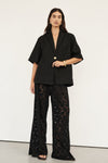 LOULA BLACK LACE PANT