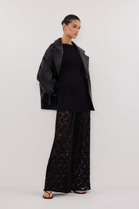LOULA BLACK LACE PANT