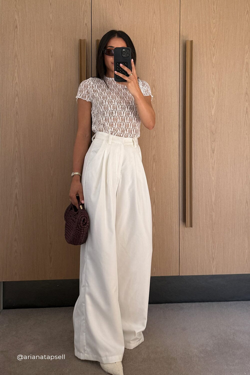 GRACE WHITE PANT Clothing DISSH Boutiques 