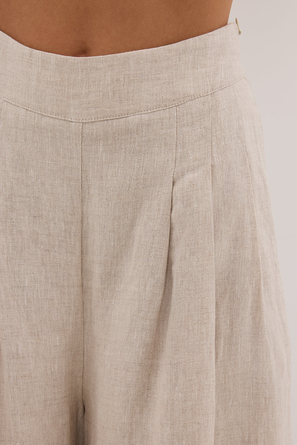 CODY NATURAL WIDE LINEN PANT Clothing DISSH Boutiques 