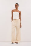 NOA SANDSTONE LINEN PANTS