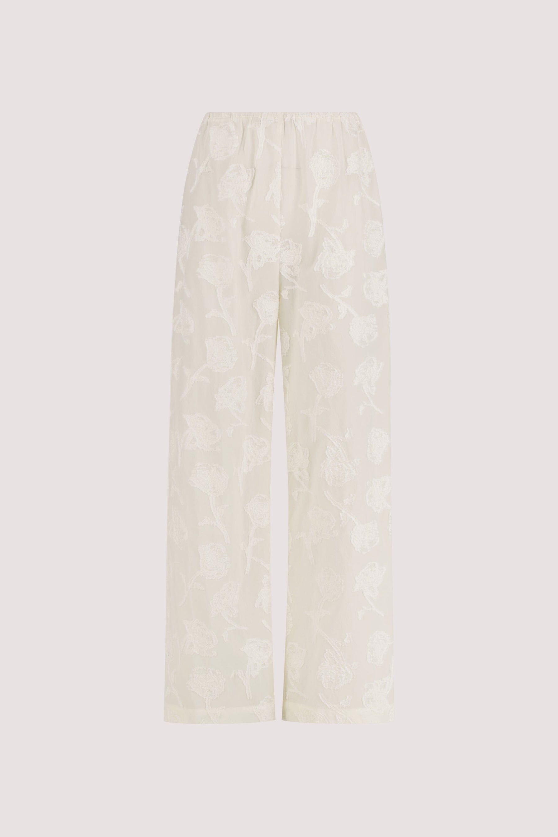 AZALEA OFF WHITE JACQUARD PANT Clothing DISSH Boutiques 