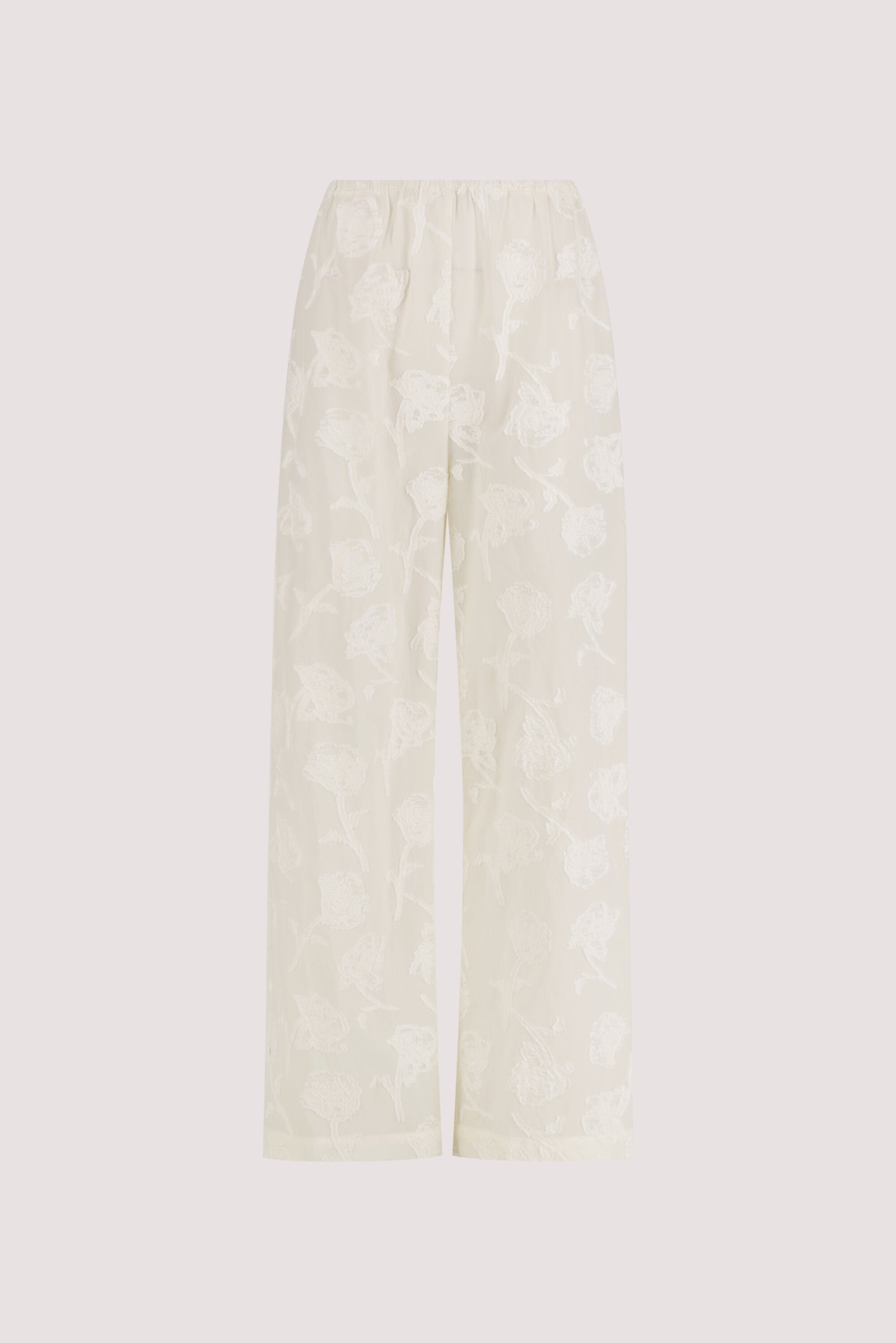 AZALEA OFF WHITE JACQUARD PANT Clothing DISSH Boutiques 