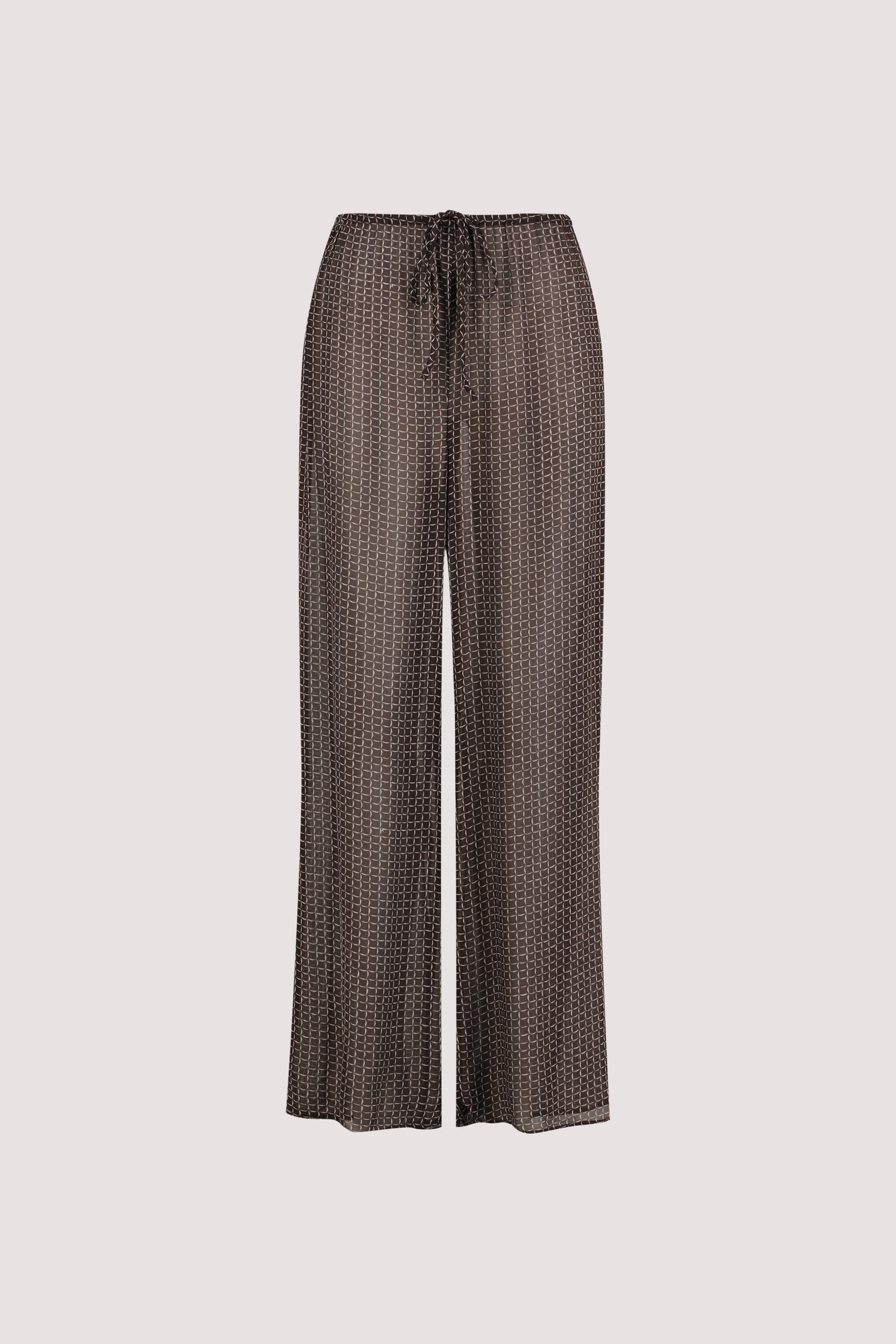 TIA CHOC MICRO CHECK PANT
