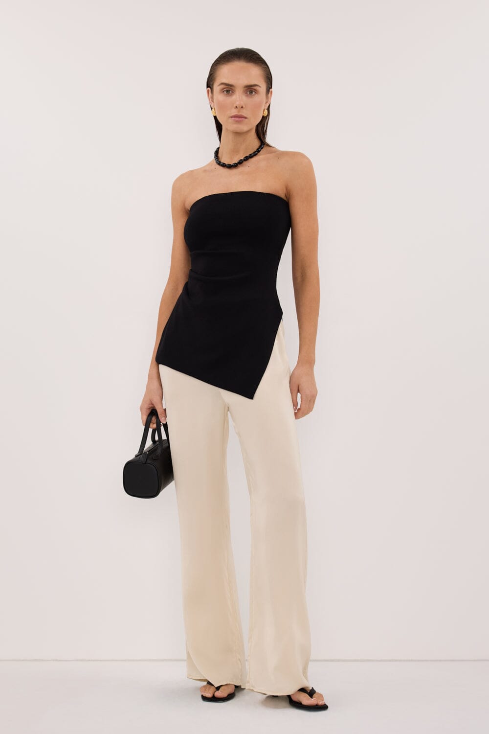 PIPPA STRAW SILK PANT Clothing DISSH Boutiques 