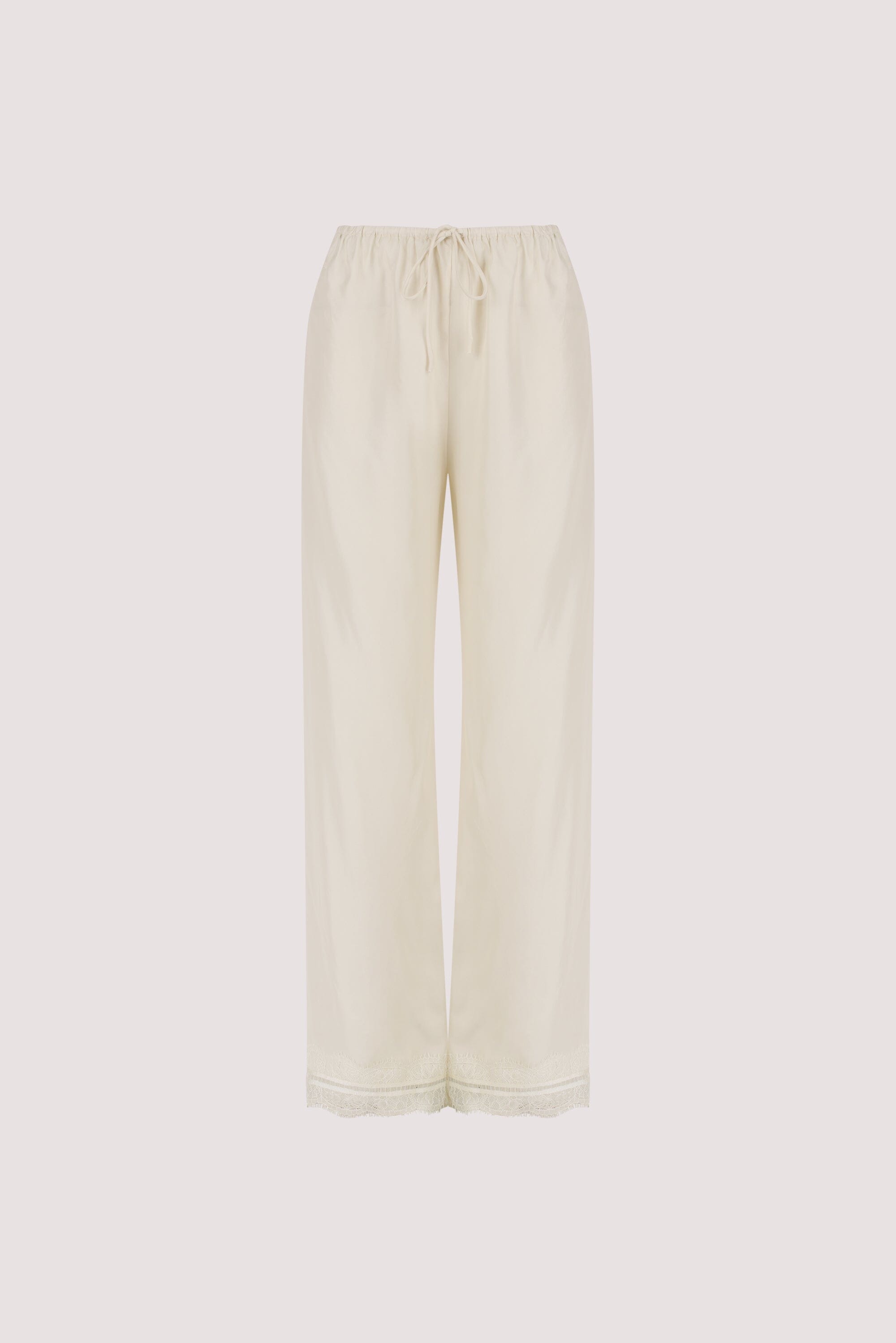 ANDREA SANDSTONE CUPRO LACE PANT