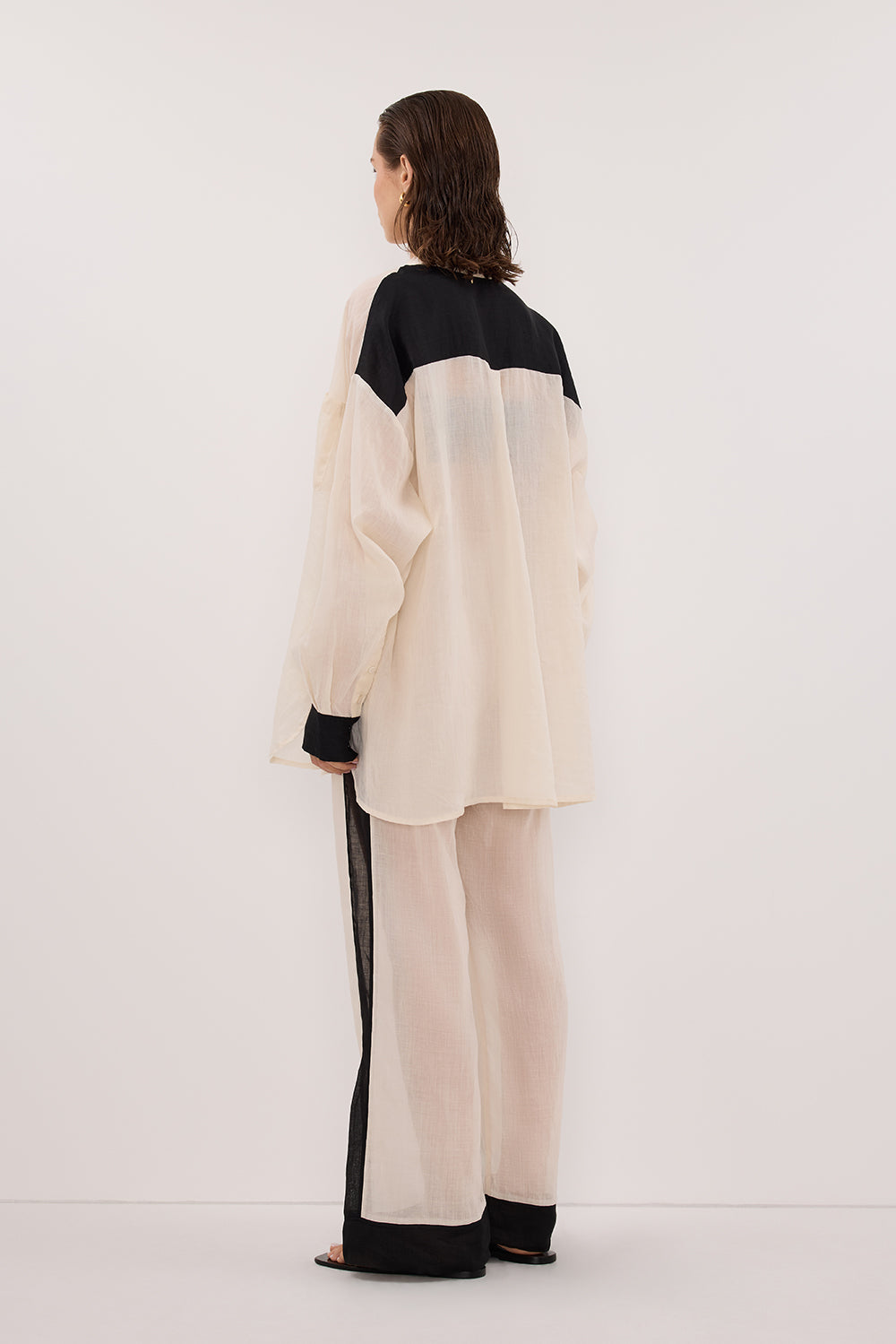 VIVIANNA SANDSTONE RAMIE PANT Clothing DISSH Boutiques 